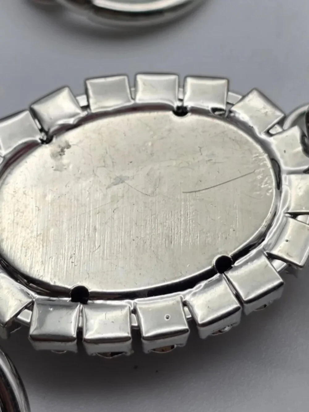 Black Faceted Glass Crystal Chain Belt Silver Tone Adjustable 44 In Statement